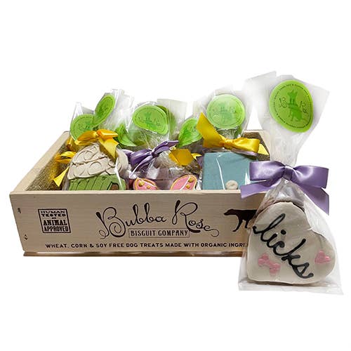 Bubba Rose Biscuit Co. - Individually Wrapped Spring Set with Free Display: Set with Free Display Crate